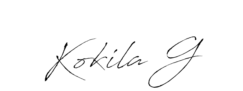 Best and Professional Signature Style for Kokila G. Antro_Vectra Best Signature Style Collection. Kokila G signature style 6 images and pictures png