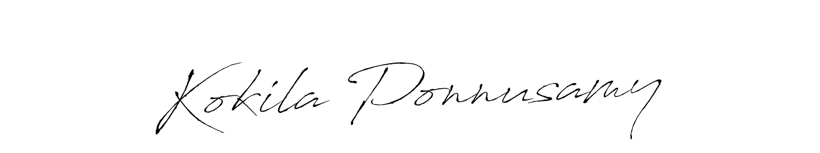How to Draw Kokila Ponnusamy signature style? Antro_Vectra is a latest design signature styles for name Kokila Ponnusamy. Kokila Ponnusamy signature style 6 images and pictures png