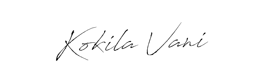 Similarly Antro_Vectra is the best handwritten signature design. Signature creator online .You can use it as an online autograph creator for name Kokila Vani. Kokila Vani signature style 6 images and pictures png