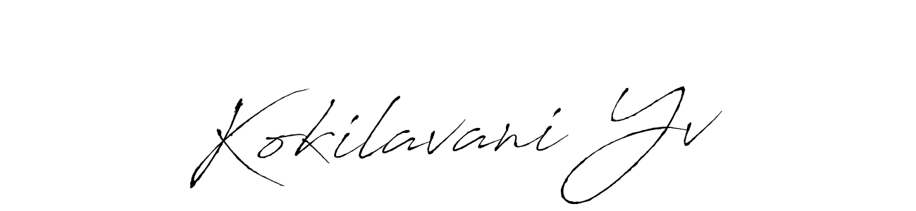 Make a beautiful signature design for name Kokilavani Yv. Use this online signature maker to create a handwritten signature for free. Kokilavani Yv signature style 6 images and pictures png