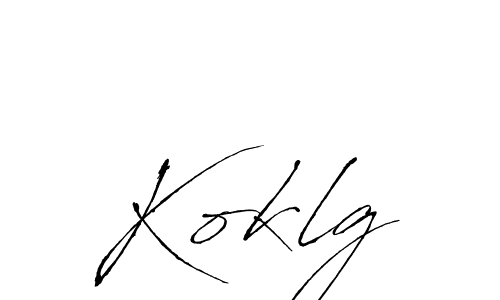 Koklg stylish signature style. Best Handwritten Sign (Antro_Vectra) for my name. Handwritten Signature Collection Ideas for my name Koklg. Koklg signature style 6 images and pictures png