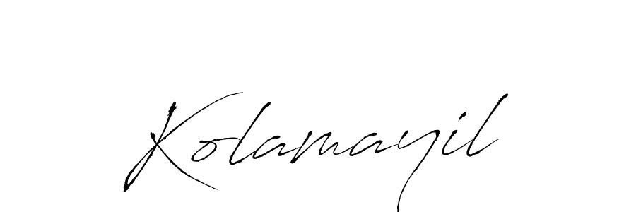 if you are searching for the best signature style for your name Kolamayil. so please give up your signature search. here we have designed multiple signature styles  using Antro_Vectra. Kolamayil signature style 6 images and pictures png