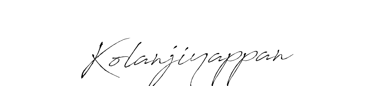 You can use this online signature creator to create a handwritten signature for the name Kolanjiyappan. This is the best online autograph maker. Kolanjiyappan signature style 6 images and pictures png