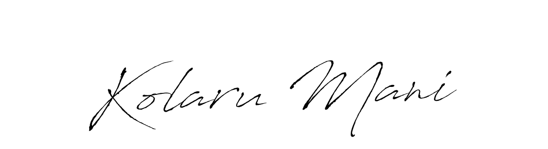 Also You can easily find your signature by using the search form. We will create Kolaru Mani name handwritten signature images for you free of cost using Antro_Vectra sign style. Kolaru Mani signature style 6 images and pictures png