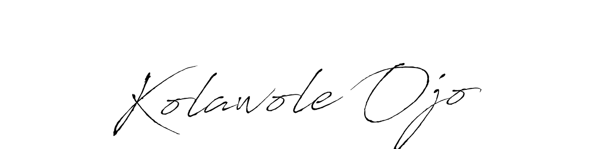 Design your own signature with our free online signature maker. With this signature software, you can create a handwritten (Antro_Vectra) signature for name Kolawole Ojo. Kolawole Ojo signature style 6 images and pictures png