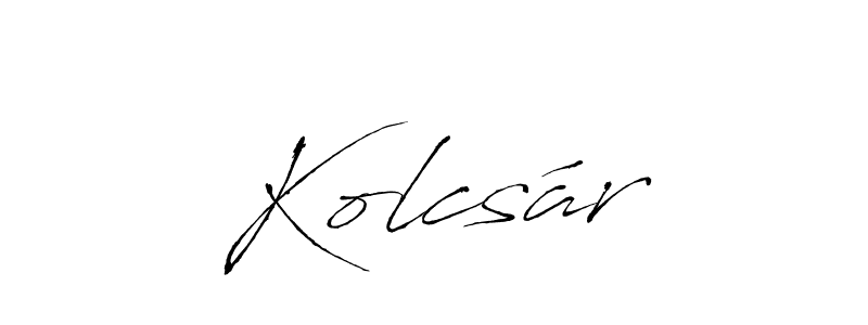 Similarly Antro_Vectra is the best handwritten signature design. Signature creator online .You can use it as an online autograph creator for name Kolcsár. Kolcsár signature style 6 images and pictures png