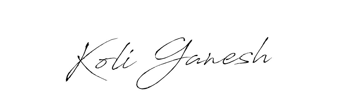 Similarly Antro_Vectra is the best handwritten signature design. Signature creator online .You can use it as an online autograph creator for name Koli Ganesh. Koli Ganesh signature style 6 images and pictures png