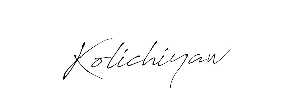 Design your own signature with our free online signature maker. With this signature software, you can create a handwritten (Antro_Vectra) signature for name Kolichiyaw. Kolichiyaw signature style 6 images and pictures png