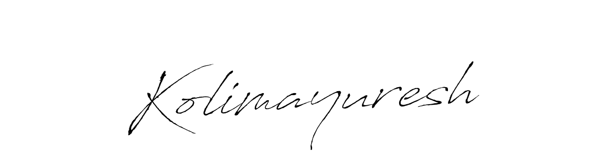 It looks lik you need a new signature style for name Kolimayuresh. Design unique handwritten (Antro_Vectra) signature with our free signature maker in just a few clicks. Kolimayuresh signature style 6 images and pictures png