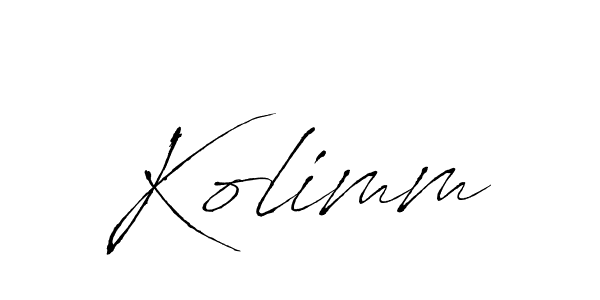 How to Draw Kolimm signature style? Antro_Vectra is a latest design signature styles for name Kolimm. Kolimm signature style 6 images and pictures png