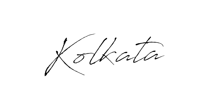You should practise on your own different ways (Antro_Vectra) to write your name (Kolkata) in signature. don't let someone else do it for you. Kolkata signature style 6 images and pictures png