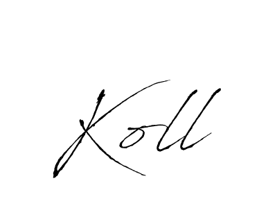 This is the best signature style for the Koll name. Also you like these signature font (Antro_Vectra). Mix name signature. Koll signature style 6 images and pictures png