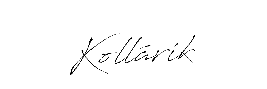 Kollárik stylish signature style. Best Handwritten Sign (Antro_Vectra) for my name. Handwritten Signature Collection Ideas for my name Kollárik. Kollárik signature style 6 images and pictures png