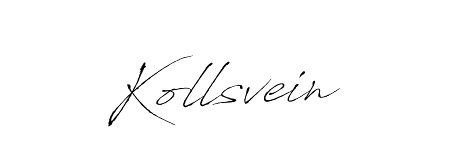 Antro_Vectra is a professional signature style that is perfect for those who want to add a touch of class to their signature. It is also a great choice for those who want to make their signature more unique. Get Kollsvein name to fancy signature for free. Kollsvein signature style 6 images and pictures png