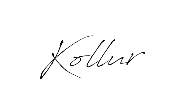 How to make Kollur signature? Antro_Vectra is a professional autograph style. Create handwritten signature for Kollur name. Kollur signature style 6 images and pictures png