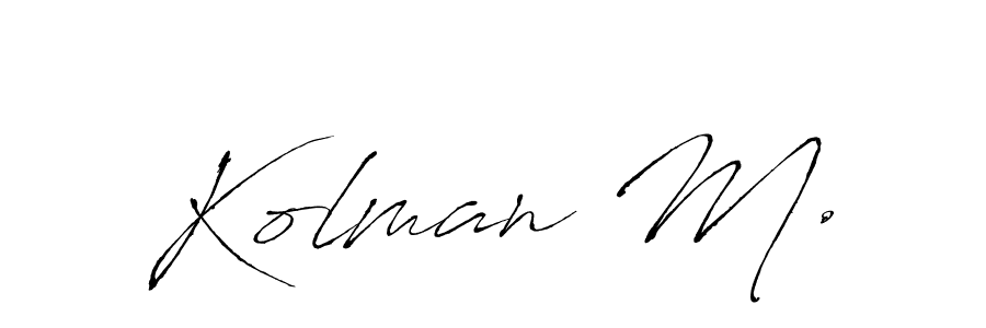 You can use this online signature creator to create a handwritten signature for the name Kolman M.. This is the best online autograph maker. Kolman M. signature style 6 images and pictures png