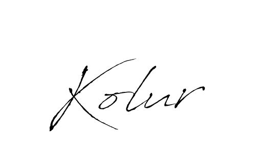 Similarly Antro_Vectra is the best handwritten signature design. Signature creator online .You can use it as an online autograph creator for name Kolur. Kolur signature style 6 images and pictures png