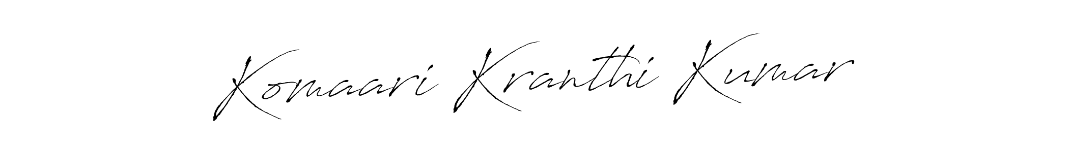 See photos of Komaari Kranthi Kumar official signature by Spectra . Check more albums & portfolios. Read reviews & check more about Antro_Vectra font. Komaari Kranthi Kumar signature style 6 images and pictures png