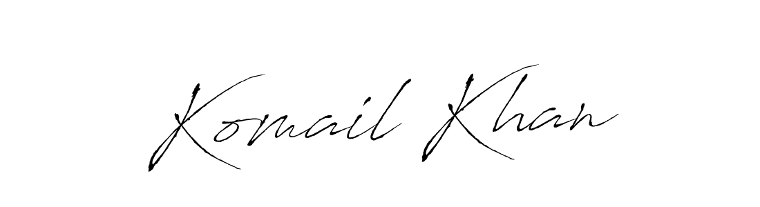 It looks lik you need a new signature style for name Komail Khan. Design unique handwritten (Antro_Vectra) signature with our free signature maker in just a few clicks. Komail Khan signature style 6 images and pictures png