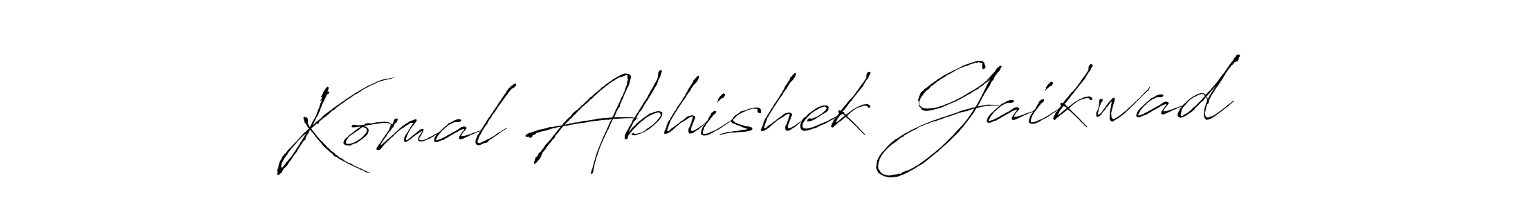 Komal Abhishek Gaikwad stylish signature style. Best Handwritten Sign (Antro_Vectra) for my name. Handwritten Signature Collection Ideas for my name Komal Abhishek Gaikwad. Komal Abhishek Gaikwad signature style 6 images and pictures png