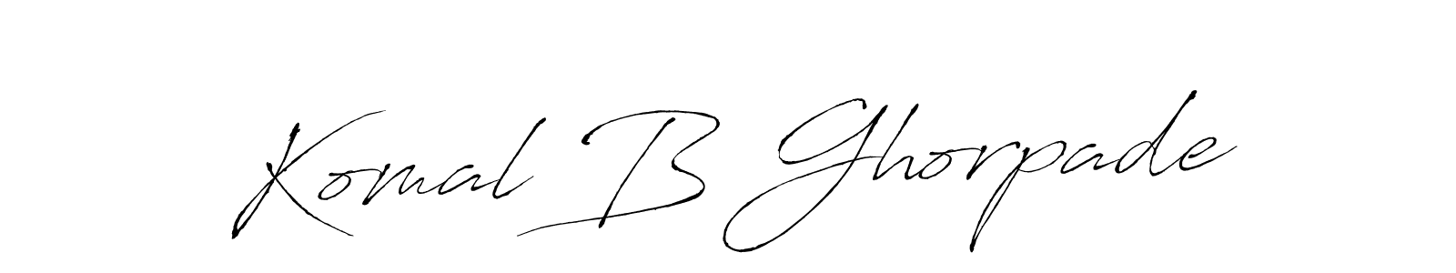 How to Draw Komal B Ghorpade signature style? Antro_Vectra is a latest design signature styles for name Komal B Ghorpade. Komal B Ghorpade signature style 6 images and pictures png