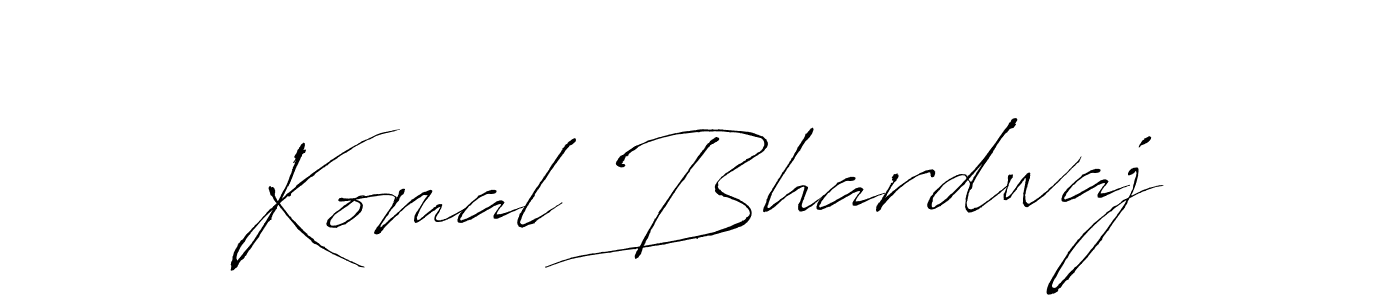 How to make Komal Bhardwaj signature? Antro_Vectra is a professional autograph style. Create handwritten signature for Komal Bhardwaj name. Komal Bhardwaj signature style 6 images and pictures png