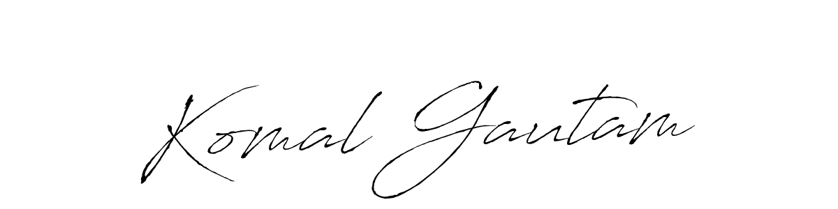 Make a beautiful signature design for name Komal Gautam. Use this online signature maker to create a handwritten signature for free. Komal Gautam signature style 6 images and pictures png