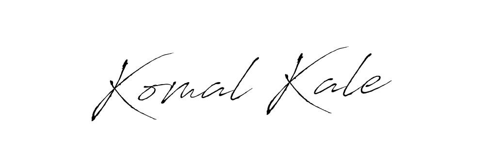 How to make Komal Kale signature? Antro_Vectra is a professional autograph style. Create handwritten signature for Komal Kale name. Komal Kale signature style 6 images and pictures png