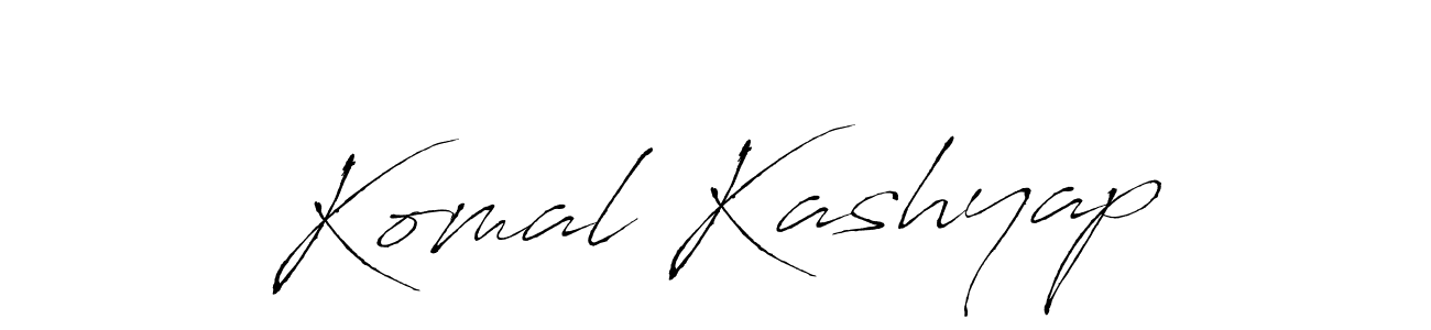 How to make Komal Kashyap signature? Antro_Vectra is a professional autograph style. Create handwritten signature for Komal Kashyap name. Komal Kashyap signature style 6 images and pictures png