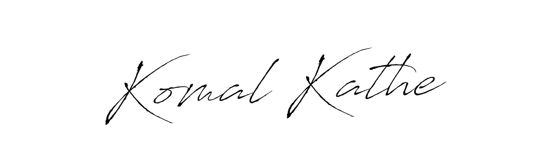 Use a signature maker to create a handwritten signature online. With this signature software, you can design (Antro_Vectra) your own signature for name Komal Kathe. Komal Kathe signature style 6 images and pictures png