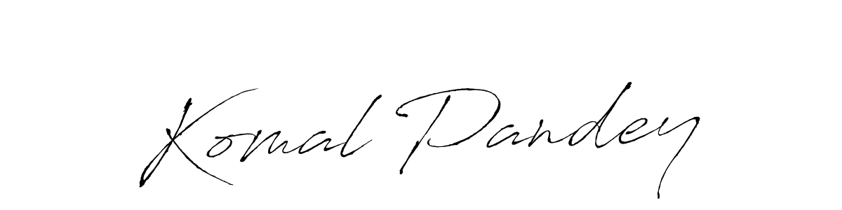 Also You can easily find your signature by using the search form. We will create Komal Pandey name handwritten signature images for you free of cost using Antro_Vectra sign style. Komal Pandey signature style 6 images and pictures png
