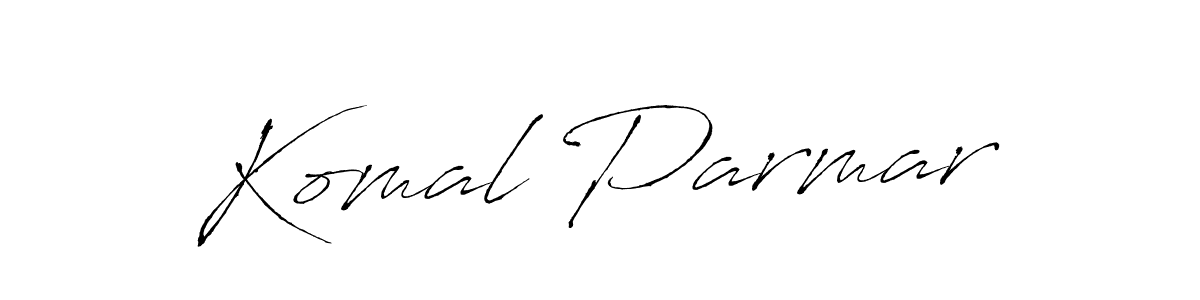 How to make Komal Parmar signature? Antro_Vectra is a professional autograph style. Create handwritten signature for Komal Parmar name. Komal Parmar signature style 6 images and pictures png