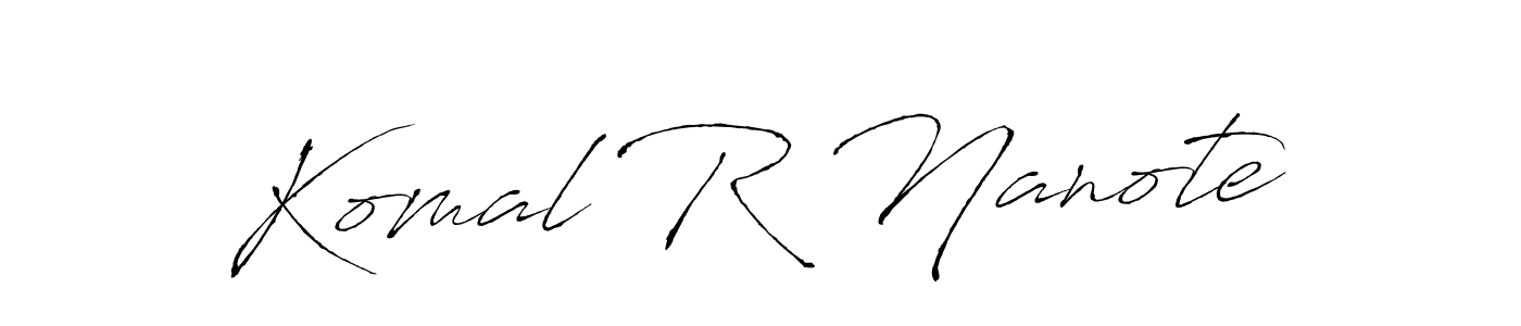 See photos of Komal R Nanote official signature by Spectra . Check more albums & portfolios. Read reviews & check more about Antro_Vectra font. Komal R Nanote signature style 6 images and pictures png