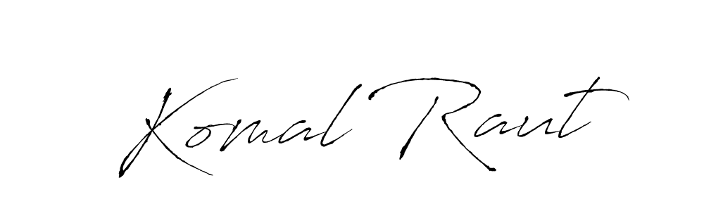 Also we have Komal Raut name is the best signature style. Create professional handwritten signature collection using Antro_Vectra autograph style. Komal Raut signature style 6 images and pictures png