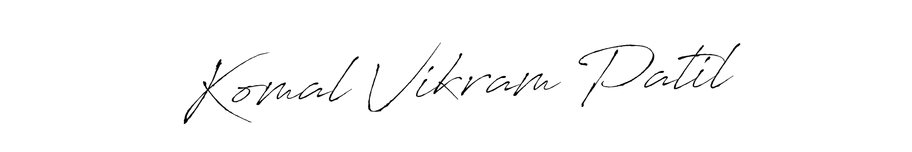 It looks lik you need a new signature style for name Komal Vikram Patil. Design unique handwritten (Antro_Vectra) signature with our free signature maker in just a few clicks. Komal Vikram Patil signature style 6 images and pictures png
