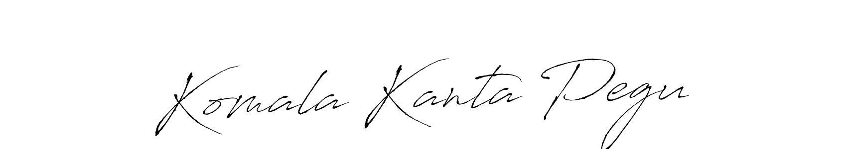 Create a beautiful signature design for name Komala Kanta Pegu. With this signature (Antro_Vectra) fonts, you can make a handwritten signature for free. Komala Kanta Pegu signature style 6 images and pictures png