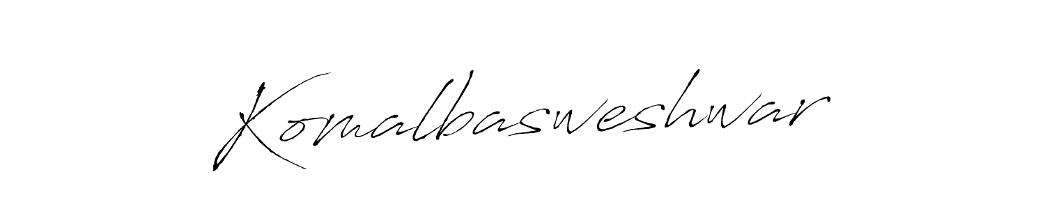 Komalbasweshwar stylish signature style. Best Handwritten Sign (Antro_Vectra) for my name. Handwritten Signature Collection Ideas for my name Komalbasweshwar. Komalbasweshwar signature style 6 images and pictures png