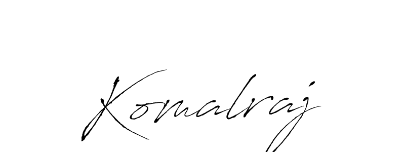 Komalraj stylish signature style. Best Handwritten Sign (Antro_Vectra) for my name. Handwritten Signature Collection Ideas for my name Komalraj. Komalraj signature style 6 images and pictures png