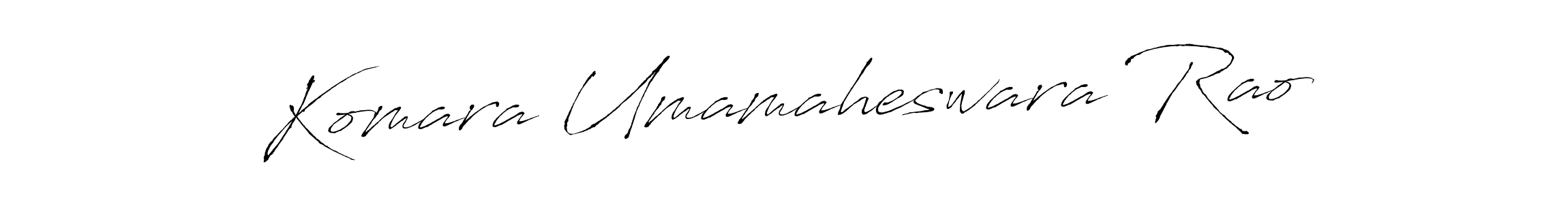 How to make Komara Umamaheswara Rao signature? Antro_Vectra is a professional autograph style. Create handwritten signature for Komara Umamaheswara Rao name. Komara Umamaheswara Rao signature style 6 images and pictures png