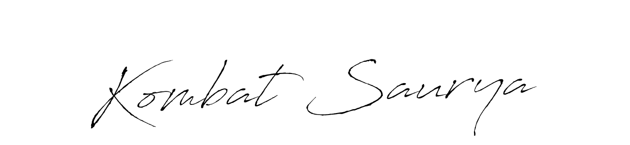 The best way (Antro_Vectra) to make a short signature is to pick only two or three words in your name. The name Kombat Saurya include a total of six letters. For converting this name. Kombat Saurya signature style 6 images and pictures png