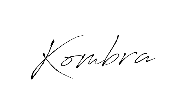 Design your own signature with our free online signature maker. With this signature software, you can create a handwritten (Antro_Vectra) signature for name Kombra. Kombra signature style 6 images and pictures png