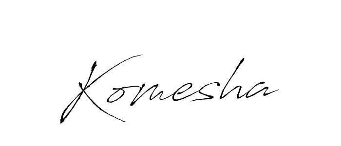 Once you've used our free online signature maker to create your best signature Antro_Vectra style, it's time to enjoy all of the benefits that Komesha name signing documents. Komesha signature style 6 images and pictures png