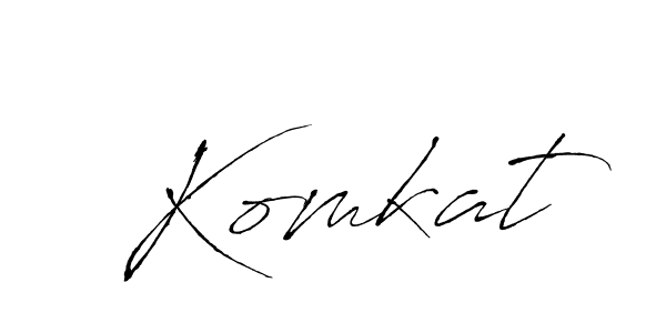 Design your own signature with our free online signature maker. With this signature software, you can create a handwritten (Antro_Vectra) signature for name Komkat. Komkat signature style 6 images and pictures png