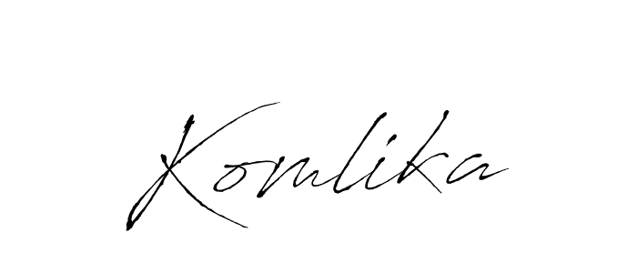 Antro_Vectra is a professional signature style that is perfect for those who want to add a touch of class to their signature. It is also a great choice for those who want to make their signature more unique. Get Komlika name to fancy signature for free. Komlika signature style 6 images and pictures png