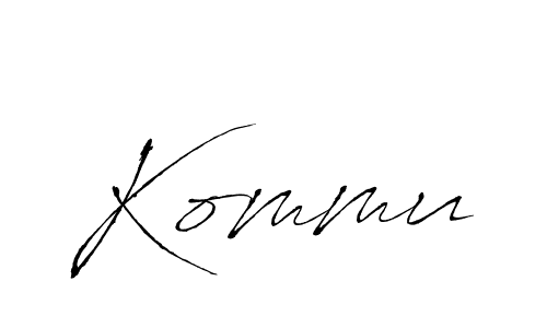 Similarly Antro_Vectra is the best handwritten signature design. Signature creator online .You can use it as an online autograph creator for name Kommu. Kommu signature style 6 images and pictures png