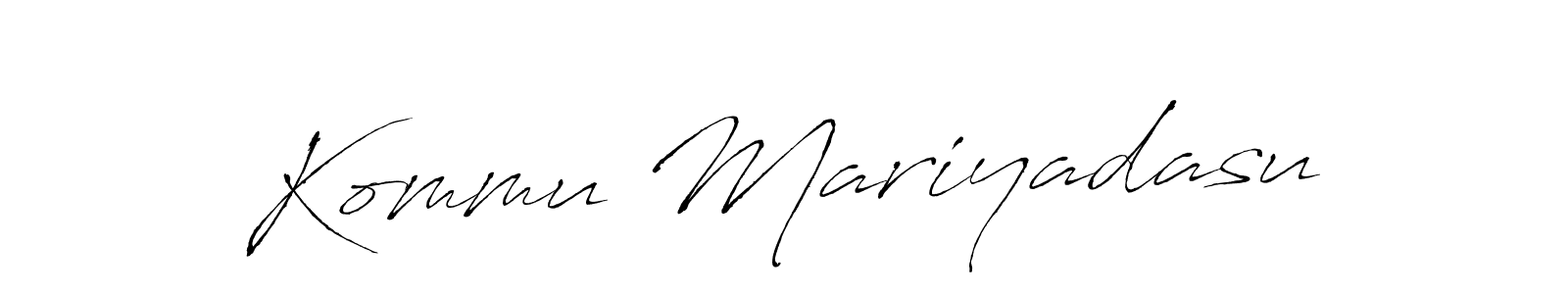 if you are searching for the best signature style for your name Kommu Mariyadasu. so please give up your signature search. here we have designed multiple signature styles  using Antro_Vectra. Kommu Mariyadasu signature style 6 images and pictures png