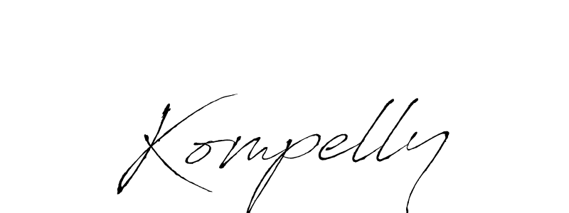 Use a signature maker to create a handwritten signature online. With this signature software, you can design (Antro_Vectra) your own signature for name Kompelly. Kompelly signature style 6 images and pictures png