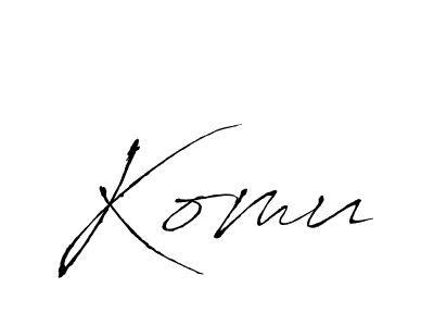 This is the best signature style for the Komu name. Also you like these signature font (Antro_Vectra). Mix name signature. Komu signature style 6 images and pictures png