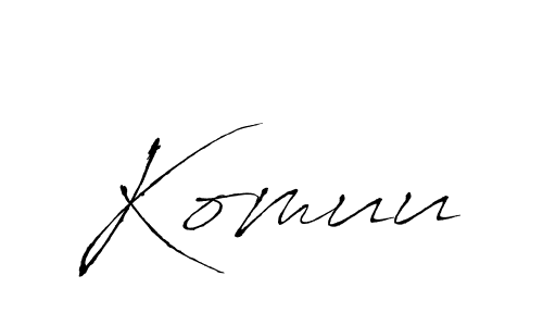 How to Draw Komuu signature style? Antro_Vectra is a latest design signature styles for name Komuu. Komuu signature style 6 images and pictures png