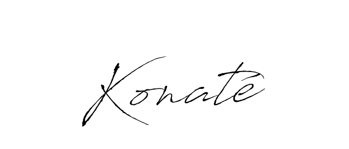 Design your own signature with our free online signature maker. With this signature software, you can create a handwritten (Antro_Vectra) signature for name Konaté. Konaté signature style 6 images and pictures png